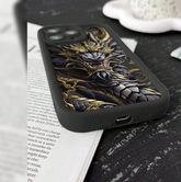 Stylish Thickened Anti-Fall Dragon Printed Mobile Phone Protective Case